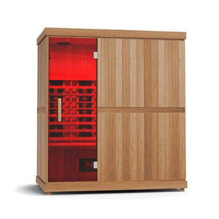 Finnmark FD-3 Full Spectrum 4-Person Capacity Home Infrared Sauna With Adjustable Sauna Feet [FD-KN003]