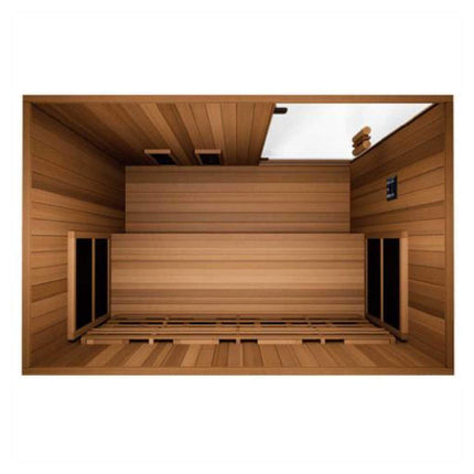 Finnmark FD-3 Full Spectrum 4-Person Capacity Home Infrared Sauna With Adjustable Sauna Feet [FD-KN003]