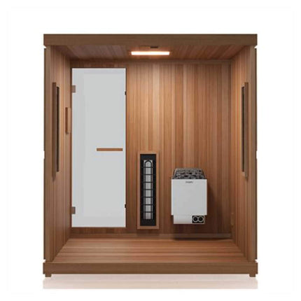 Finnmark FD-5 Trinity XL 4-Person Home Infrared & Steam Sauna Combo [FD-KN005]