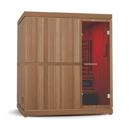 Finnmark FD-5 Trinity XL 4-Person Home Infrared & Steam Sauna Combo [FD-KN005]