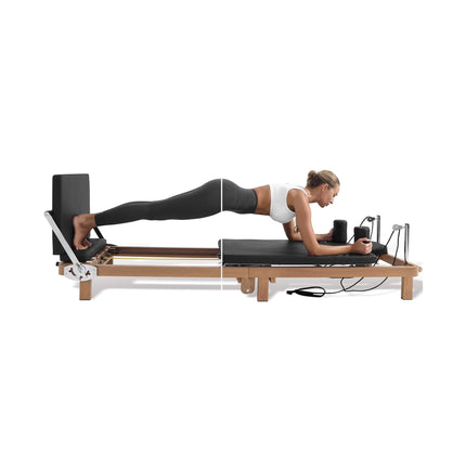 Core Pilates Apex Foldable Dual Resistance Pilates Reformer With Jump board