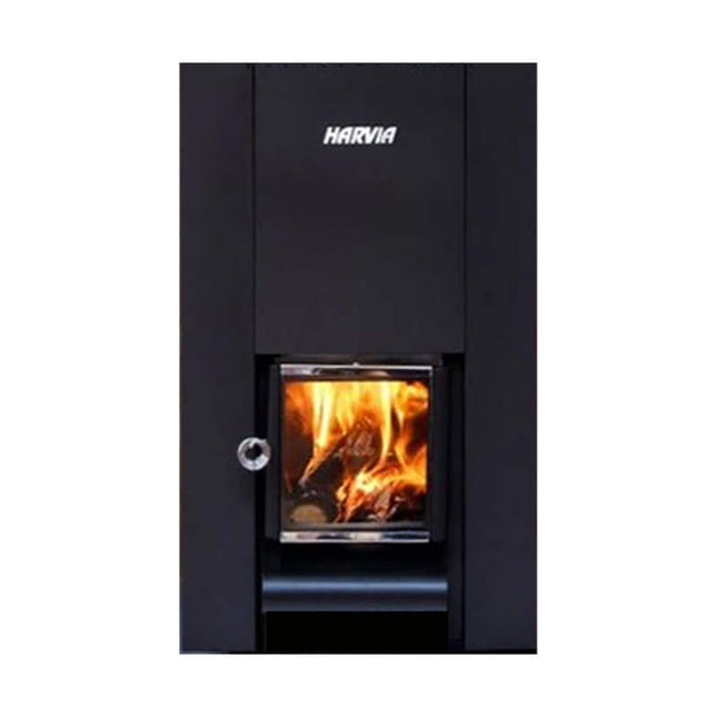 Harvia Linear Black Wood Sauna Stove With Sauna Stones [WK16/20/28OC] (SAK15368)