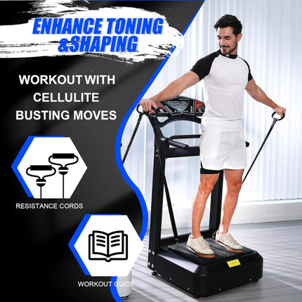 Rovix Heavy-Duty 400LBS Whole Body Vibration Plate Workout Machine