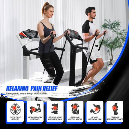 Rovix Heavy-Duty 400LBS Whole Body Vibration Plate Workout Machine
