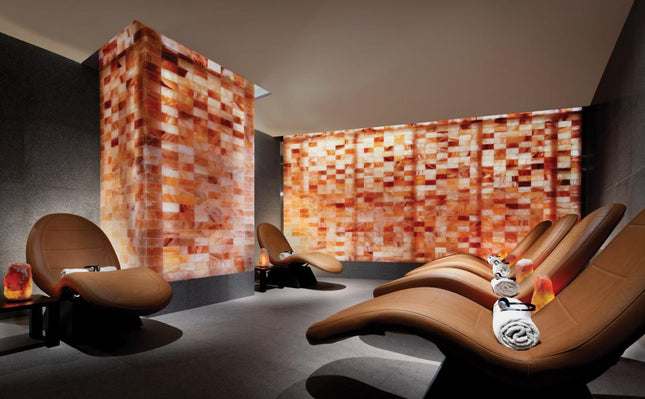 Himalayan Salt Room 4' x  4' Surface Area - 16 Sq feet - 8"x8"x2"