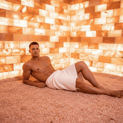 Himalayan Salt Sauna 8' x  4' Surface Area - 35 Sq feet