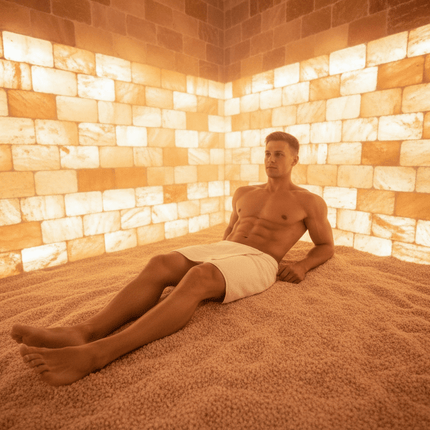 Himalayan Salt Sauna 8' x  4' Surface Area - 35 Sq feet