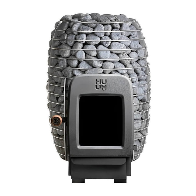 Huum Hive Heat LS 12KW Sauna Stove With Firebox Extension & Sauna Stones [H1012012] (SAK85317)