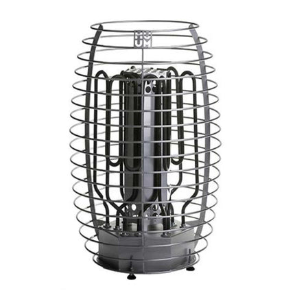 Huum Hive Mini Floor Mount Traditional Steel Sauna Heater With Digital Controller & Sauna Stones (SAK91438)
