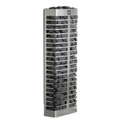 Huum Steel Mini Series 4 Stainless Steel Wall Mount 3.5KW Sauna Heater With Digital Controller & Sauna Stones (SAK91573)