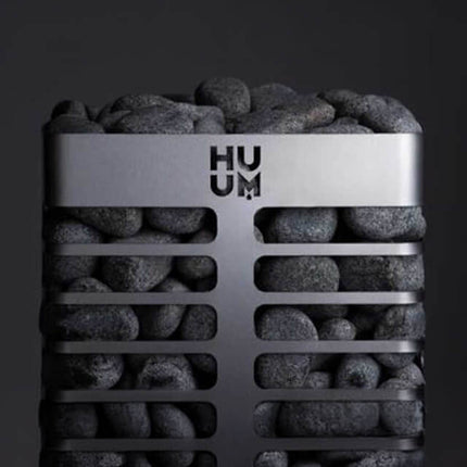 Huum Steel Mini Series 4 Stainless Steel Wall Mount 3.5KW Sauna Heater With Digital Controller & Sauna Stones (SAK91573)