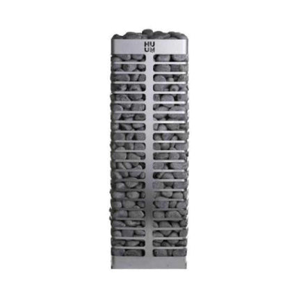 Huum Steel Mini Series 4 Stainless Steel Wall Mount 3.5KW Sauna Heater With Digital Controller & Sauna Stones (SAK91573)