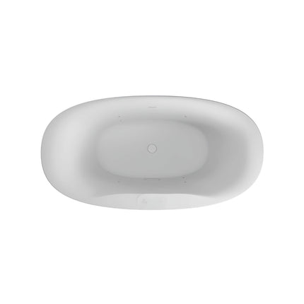 Jacuzzi Arga 67-Inch Classic Swirlpool™ Whirlpool Bathtub [JAGF6735PCL6IPW/M]