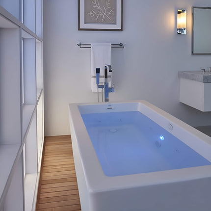 Jacuzzi Bianca 66-Inch Whirlpool Bath [JBIF6636WUR2CPWW/WC]