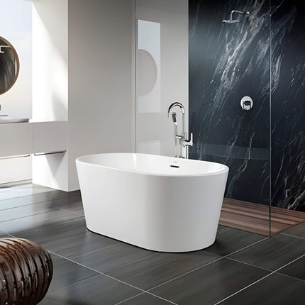 Jacuzzi Celeste 70-Inch Freestanding Ergonomic Soaking Tub [JCEF7032BCXXXXW/G]