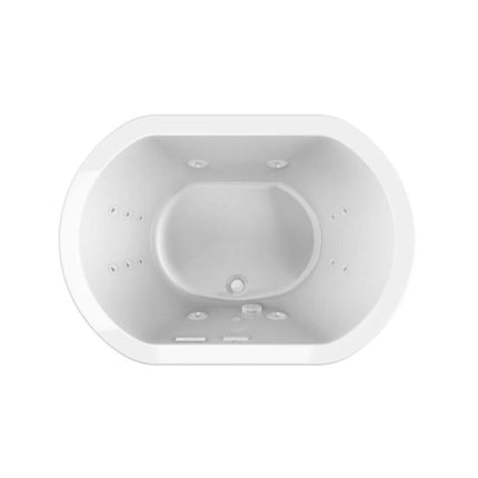 Jacuzzi Duetta 66-Inch Premium Undermount Whirlpool Bathtub [JDUE6636WCR2H]