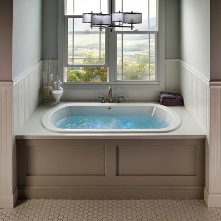 Jacuzzi Duetta 66-Inch Premium Undermount Whirlpool Bathtub [JDUE6636WCR2H]