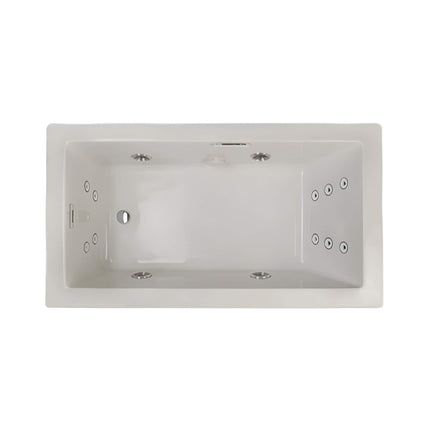Jacuzzi Elara 72-Inch Rectangle Whirlpool Bathtub With Left Drain [JELA7236WLR2HX]