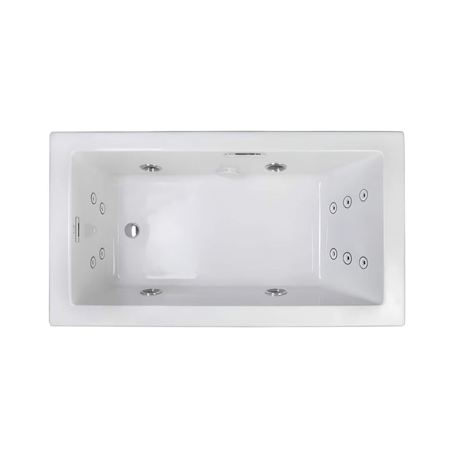 Jacuzzi Elara 72-Inch Rectangle Whirlpool Bathtub With Left Drain [JELA7236WLR2HX]