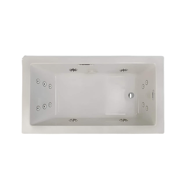 Jacuzzi Elara 72-Inch Drop-In Whirlpool Bathtub With 10 AccuPro Jet [JELA7242WRL2HX]