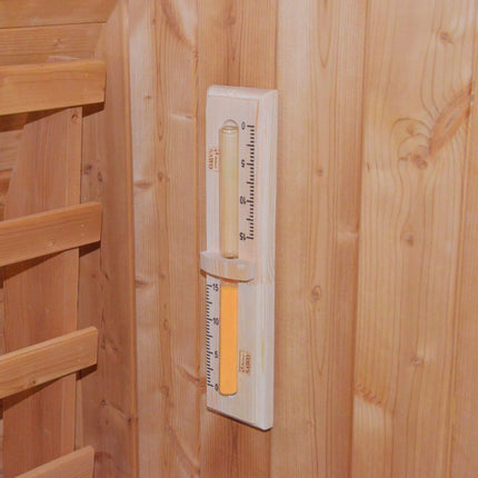 Thermora Ignite Large Premium American White Oak Outdoor Wooden Barrel Sauna With 4.5KW Sauna Heater