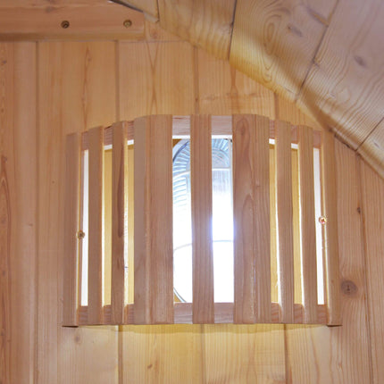 Thermora Ignite Large Premium American White Oak Outdoor Wooden Barrel Sauna With 4.5KW Sauna Heater