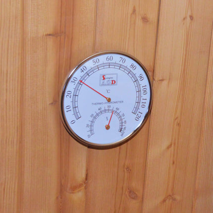 Thermora Ignite Large Premium American White Oak Outdoor Wooden Barrel Sauna With 4.5KW Sauna Heater