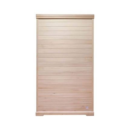 Thermora Ivara Luxury 2-Person Hemlock Wood FAR Infrared Sauna Room W/ Glass Door, 1750W