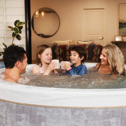 MSpa Cocoon Verto Series Six-Person Inflatable Round Hot Tub With Hydro Massage [F-CO066WE]