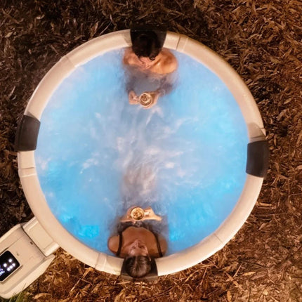 MSpa Denver Frame Series Six-Person Inflatable Round Hot Tub With Hydro Massage [F-DO066W]