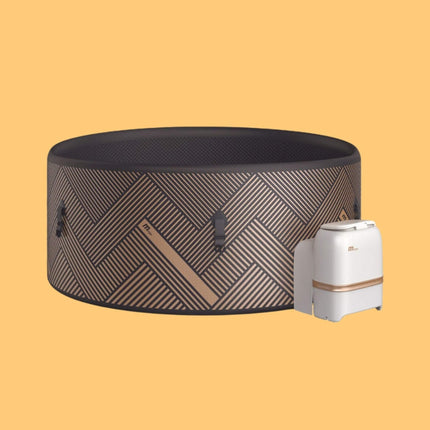 MSpa F-MO063W Mono Frame Series Luxury 6-Person Inflatable Round Hot Tub With WIFI Control