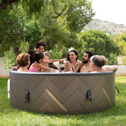 MSpa F-MO063W Mono Frame Series Luxury 6-Person Inflatable Round Hot Tub With WIFI Control