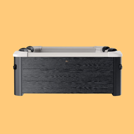 MSpa F-OS063W Oslo Supreme 6-Person 120 Jets Square Spa W/ LED Lights & Integrated App Control (SAK93516)