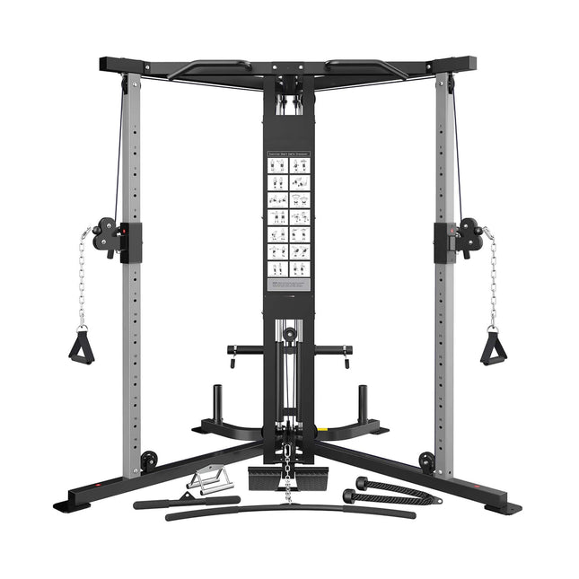 Rovix Premium Home Cable Crossover Full Body Workout Fly Machine, 350LBS