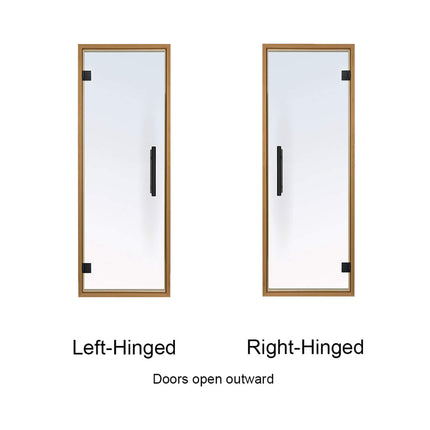 Prosaunas 24X73 Thermo-Aspen Prehung Tinted Glass Sauna Door