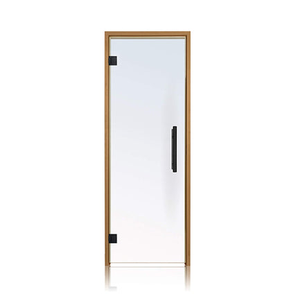 Prosaunas 24X81 Thermo-Aspen Prehung Clear Glass Sauna Door