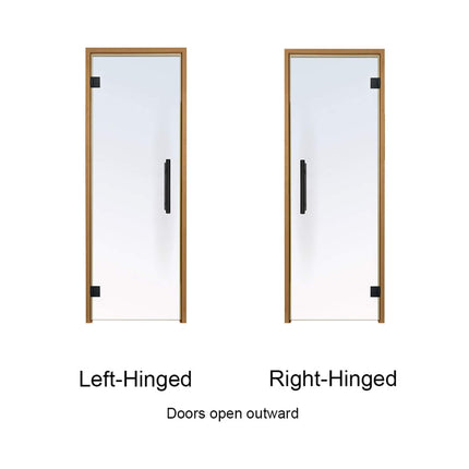 Prosaunas 24X81 Thermo-Aspen Prehung Tinted Glass Sauna Door
