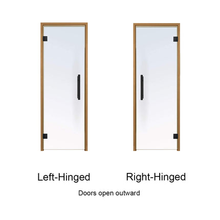 Prosaunas 36X81 Thermo-Aspen Clear ADA Glass Sauna Door