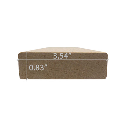 Prosaunas Alder 1X4 S4SEE SHP Sauna Bench Wood [Untreated]