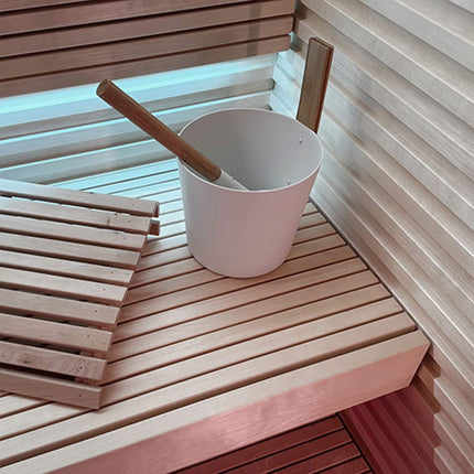 Prosaunas Aspen 2X6 S4SEE SHP Sauna Bench Wood With Smooth 4-Sides Eased Edges [Untreated]