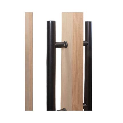 Prosaunas 25.5X81.5 Prehung Solid Wood Douglas Fir Sauna Door With Dual-Pane Insulated Glass