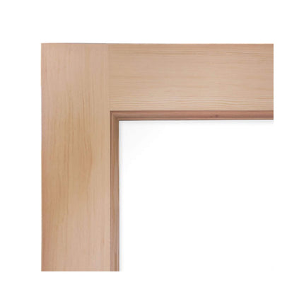 Prosaunas 25.5X81.5 Prehung Solid Wood Douglas Fir Sauna Door With Dual-Pane Insulated Glass