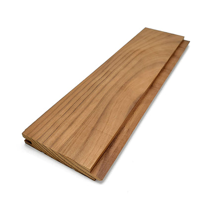 Prosaunas Thermo-Radiata Pine 1X4 T&G STS4 Sauna Wall Wood