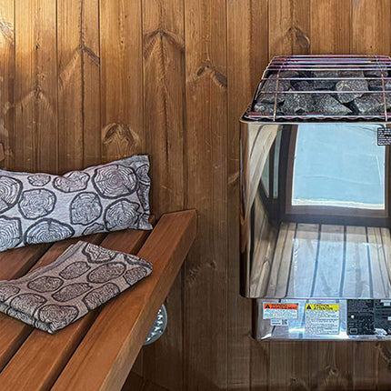 Prosaunas Thermo-Spruce 1X4 T&G STS4 Sauna Wall Wood