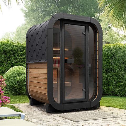 SaunaLife Model CL3G Cube-Series Outdoor 2-Person Home Sauna Kit [SL-MODELCL3G]