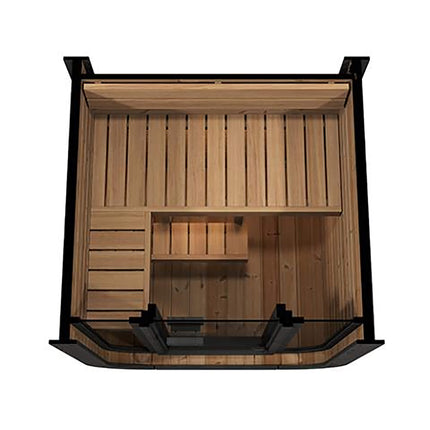 SaunaLife Model CL3G Cube-Series Outdoor 2-Person Home Sauna Kit [SL-MODELCL3G]