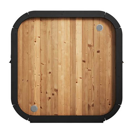 SaunaLife Model CL4G 3-Person Cube-Series Luxury Wooden Outdoor Home Sauna Kit [SL-MODELCL4G]
