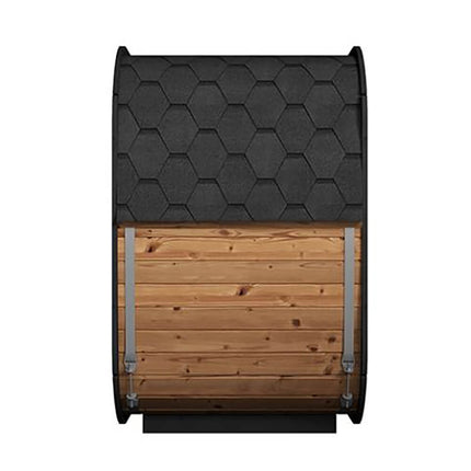 SaunaLife Model CL4G 3-Person Cube-Series Luxury Wooden Outdoor Home Sauna Kit [SL-MODELCL4G]