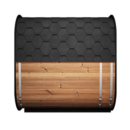SaunaLife Model CL7G 6-Person Cube-Series Luxury Wooden Outdoor Home Sauna Kit [SL-MODELCL7G]