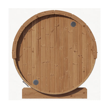 SaunaLife Model E6 Ergo Series 3-Person Thermo-Spruce Backyard Sauna Barrel [SL-MODELE6]